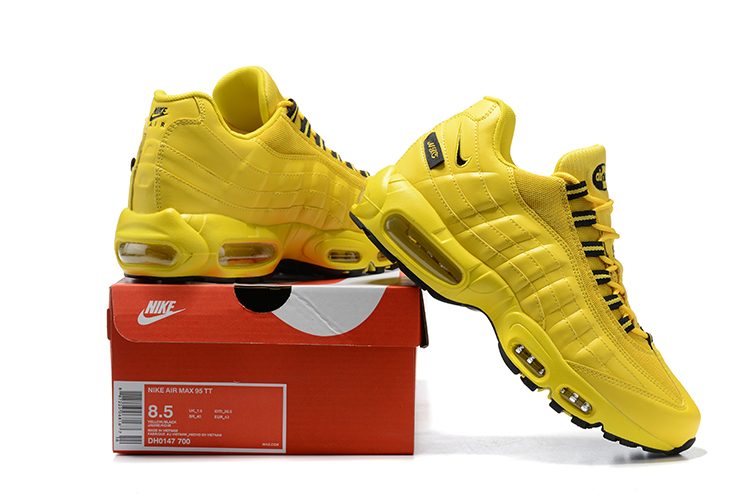 New Nike Air Max 95 Yellow Black Shoes